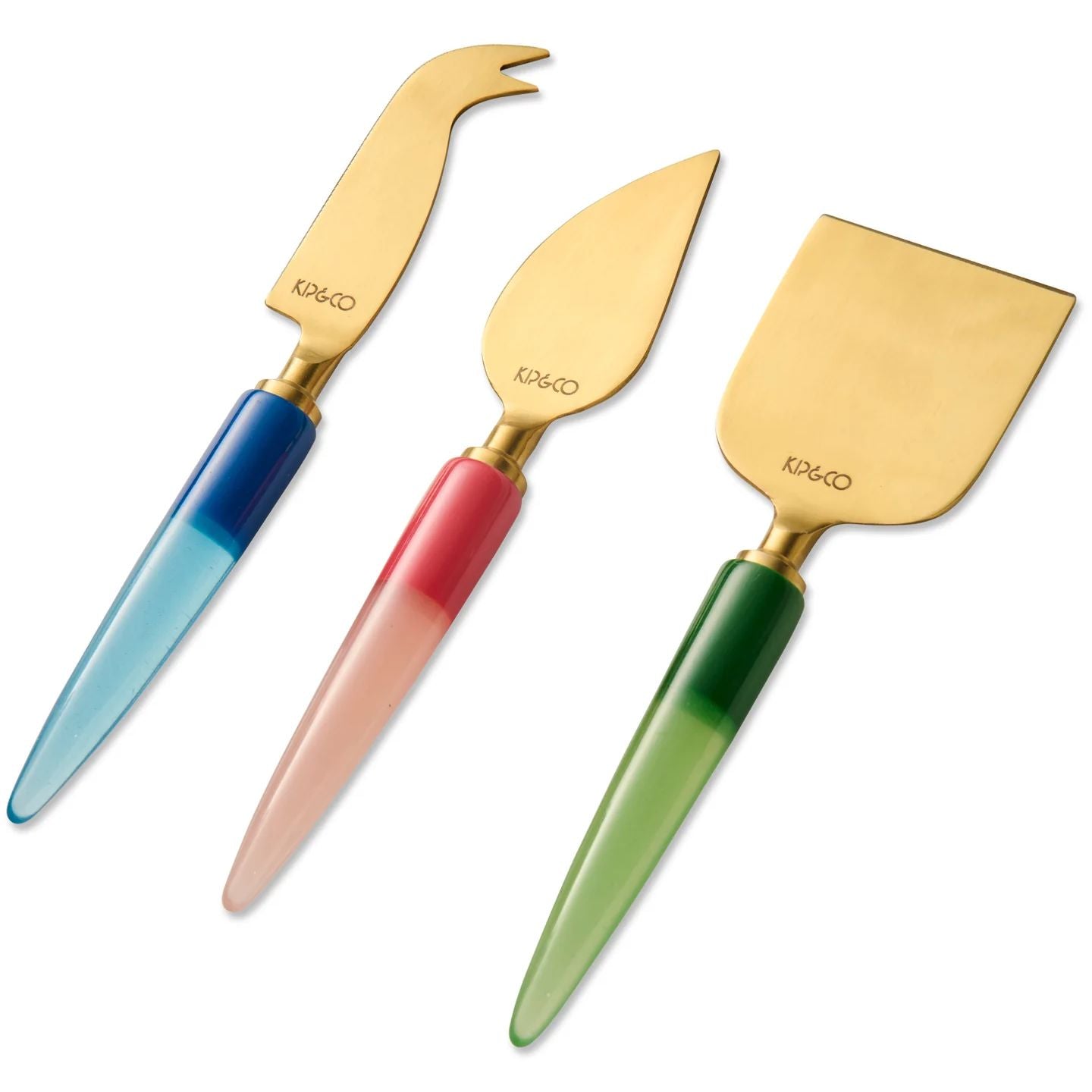 Kip & Co Bejewelled Cheese Knife Set Kip & Co