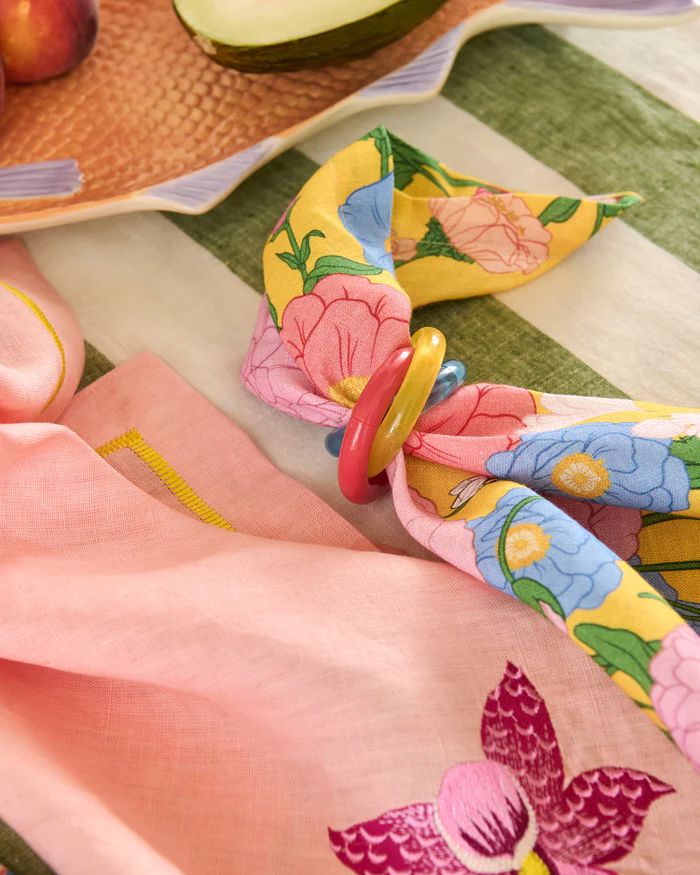 Kip & Co Bejewelled Trinity Napkin Rings Kip & Co