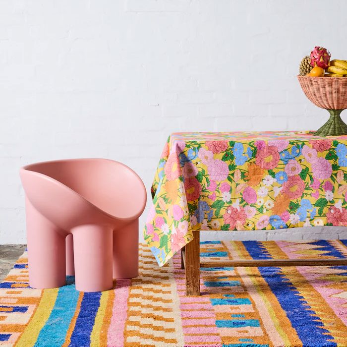 Kip & Co Follow The Sun Yellow Tablecloth - Large Rectangle Kip & Co