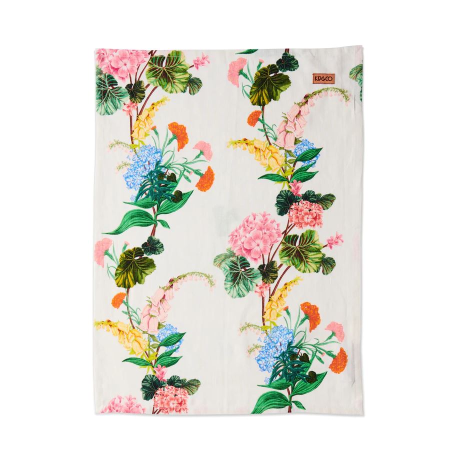 Kip & Co Linen Tea Towel - Bouquet Beauty Kip & Co