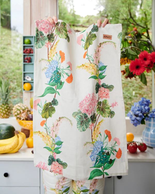 Kip & Co Linen Tea Towel - Bouquet Beauty Kip & Co