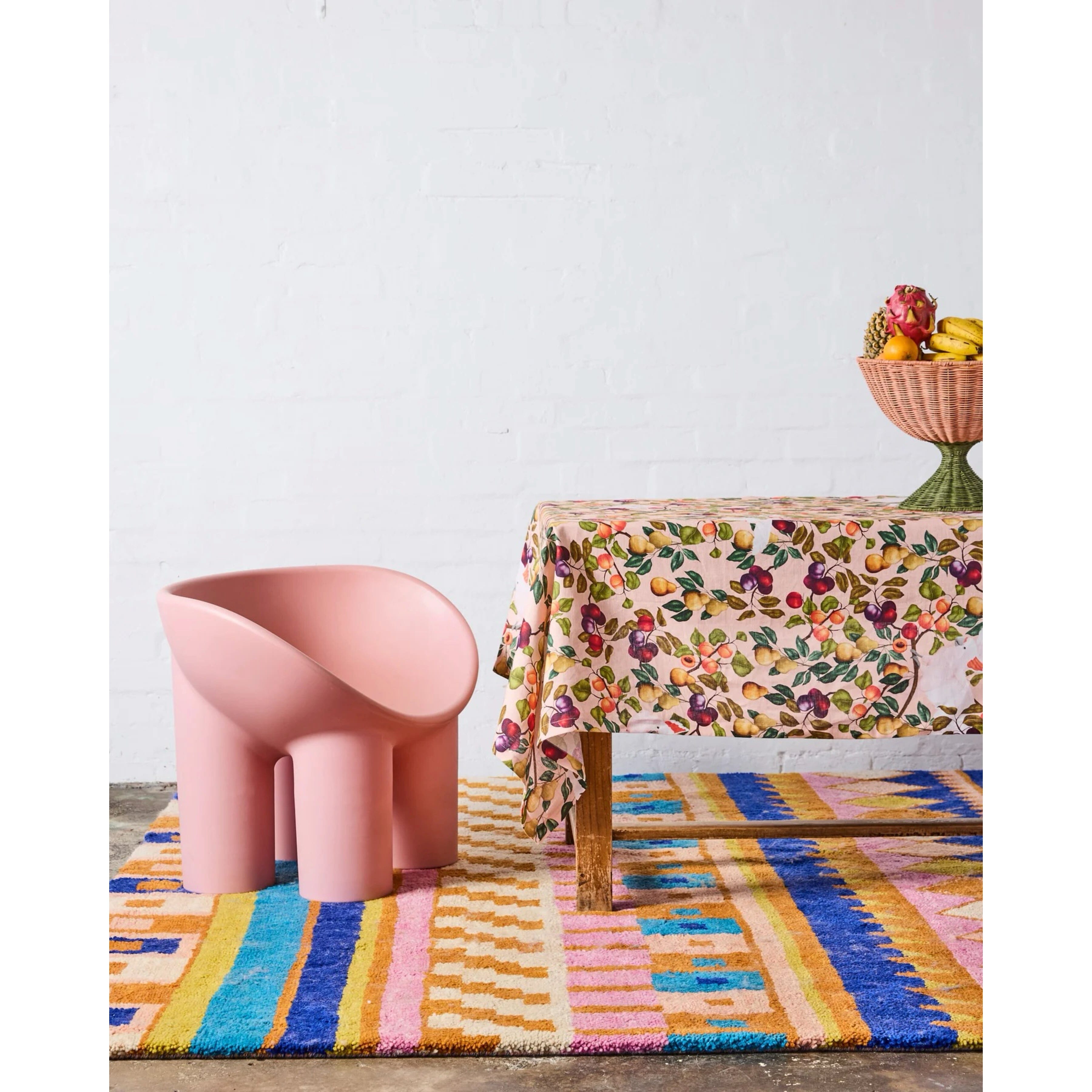 Kip & Co Rectangular Large Linen Tablecloth - Orchard Kip & Co