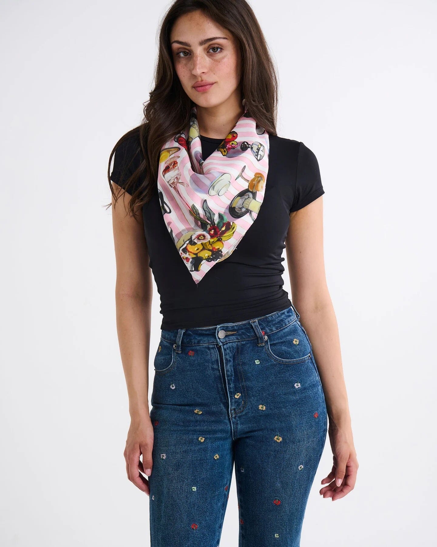 Kip & Co x Margaret Preston Still Life Silk Scarf Kip & Co