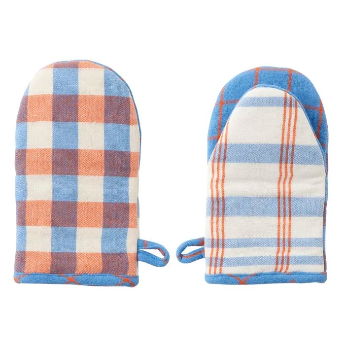 Kit Recycled Cotton Mitt - Blue Oven Mitt Coast to Coast Home 