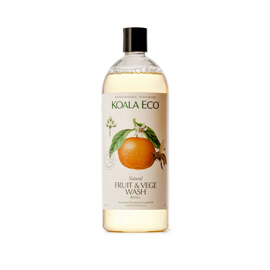 Koala Eco Fruit & Vegetable Wash Refill - Australian Mandarin Essential Oil Koala Eco