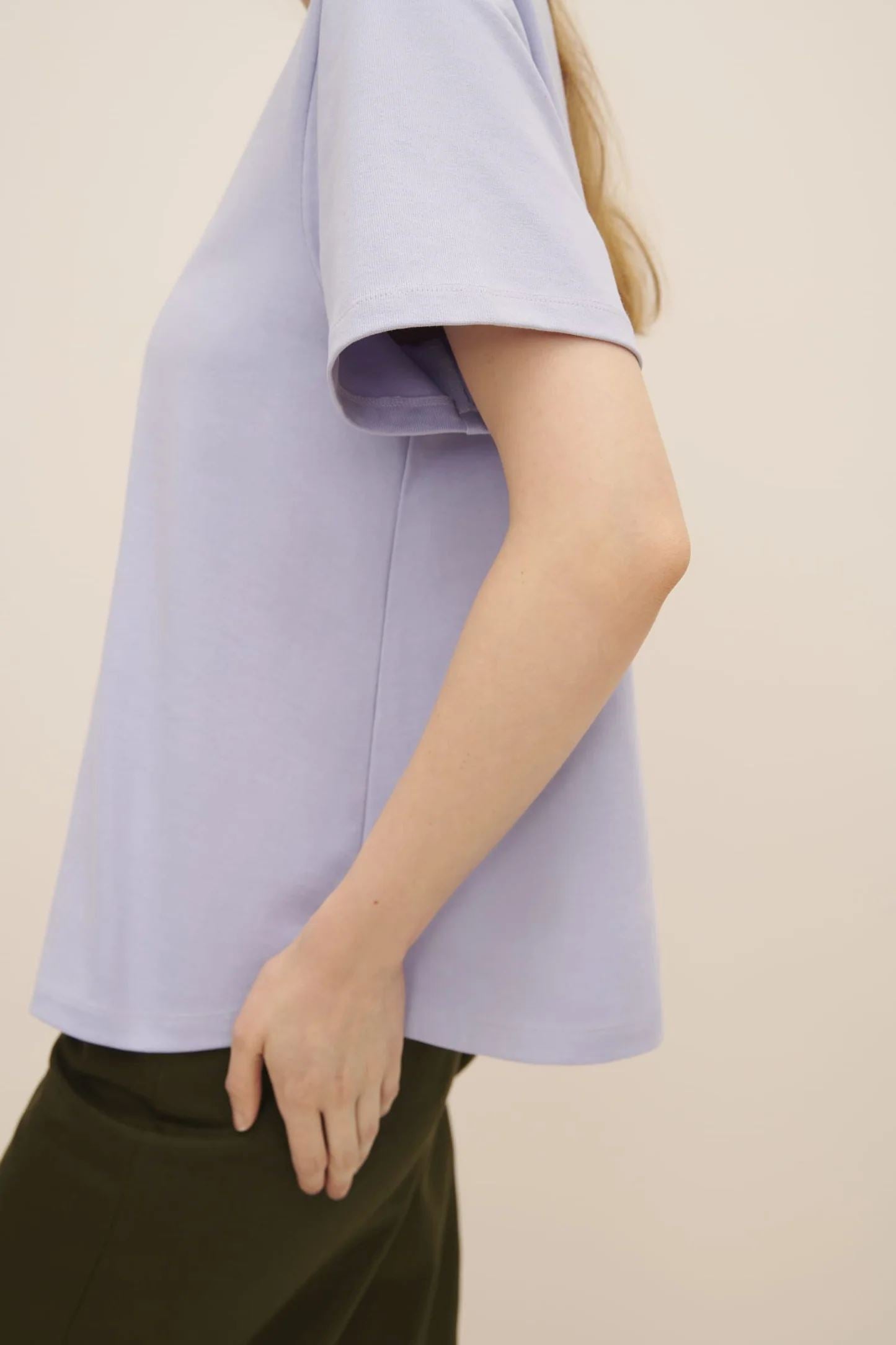 Kowtow A-line Tee - Blue Lavender Kowtow