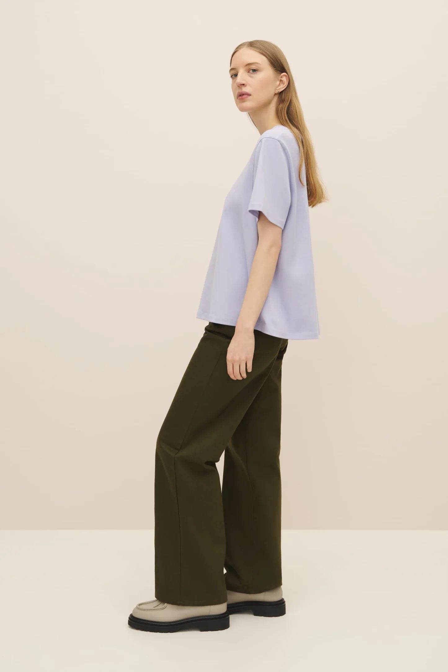 Kowtow A-line Tee - Blue Lavender Kowtow