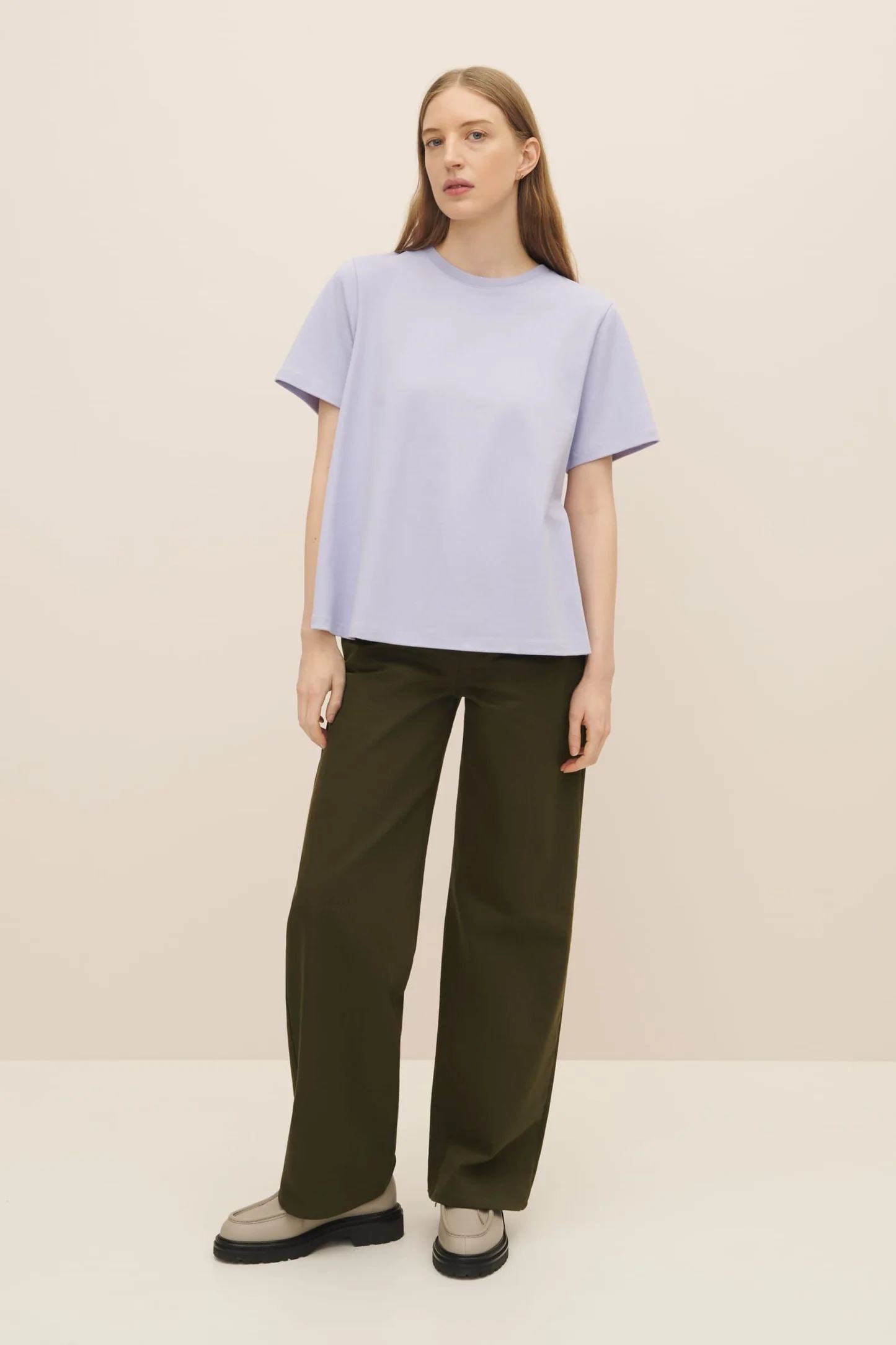 Kowtow A-line Tee - Blue Lavender Kowtow