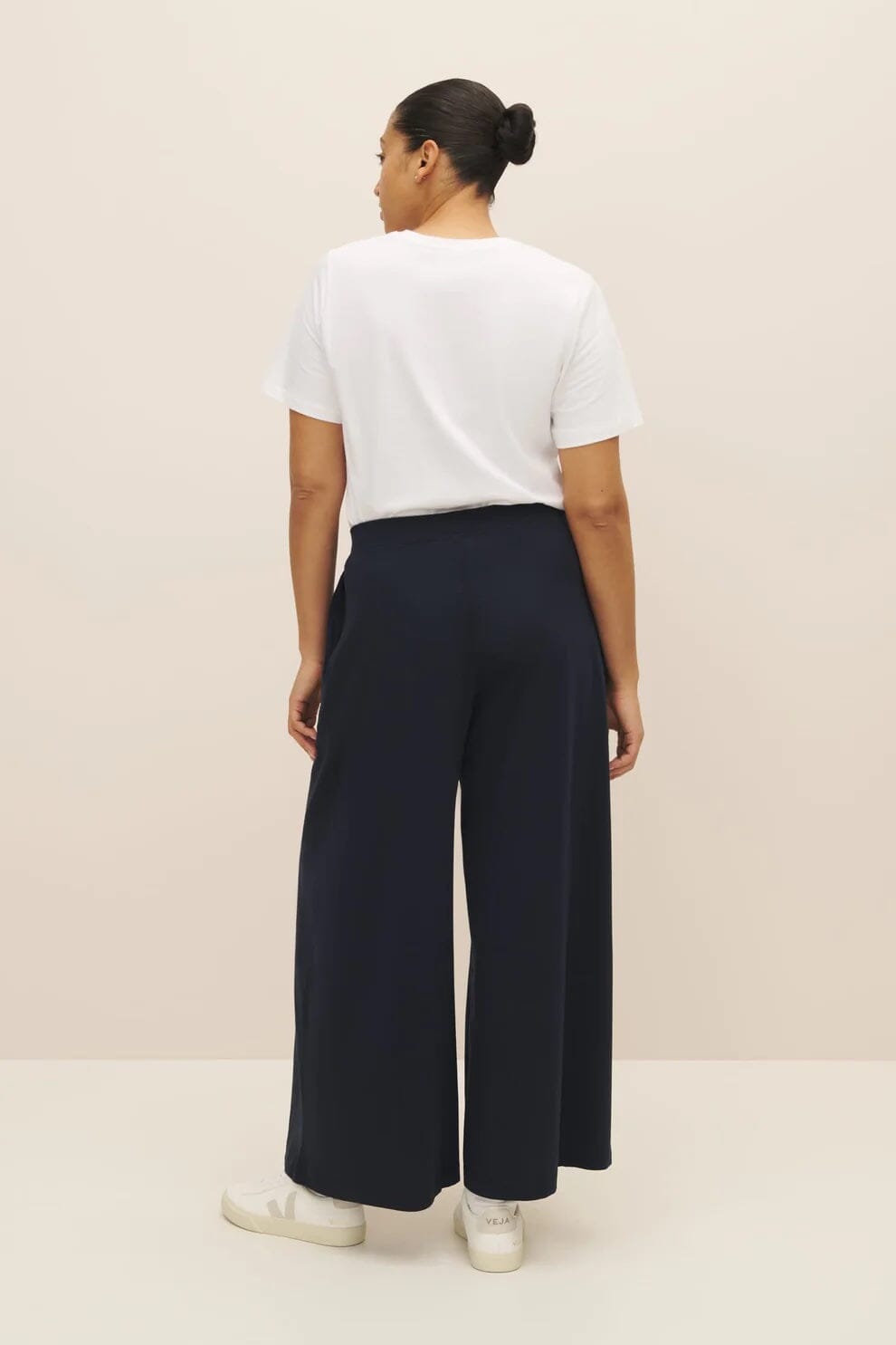 Kowtow Drape Pant- Navy Kowtow