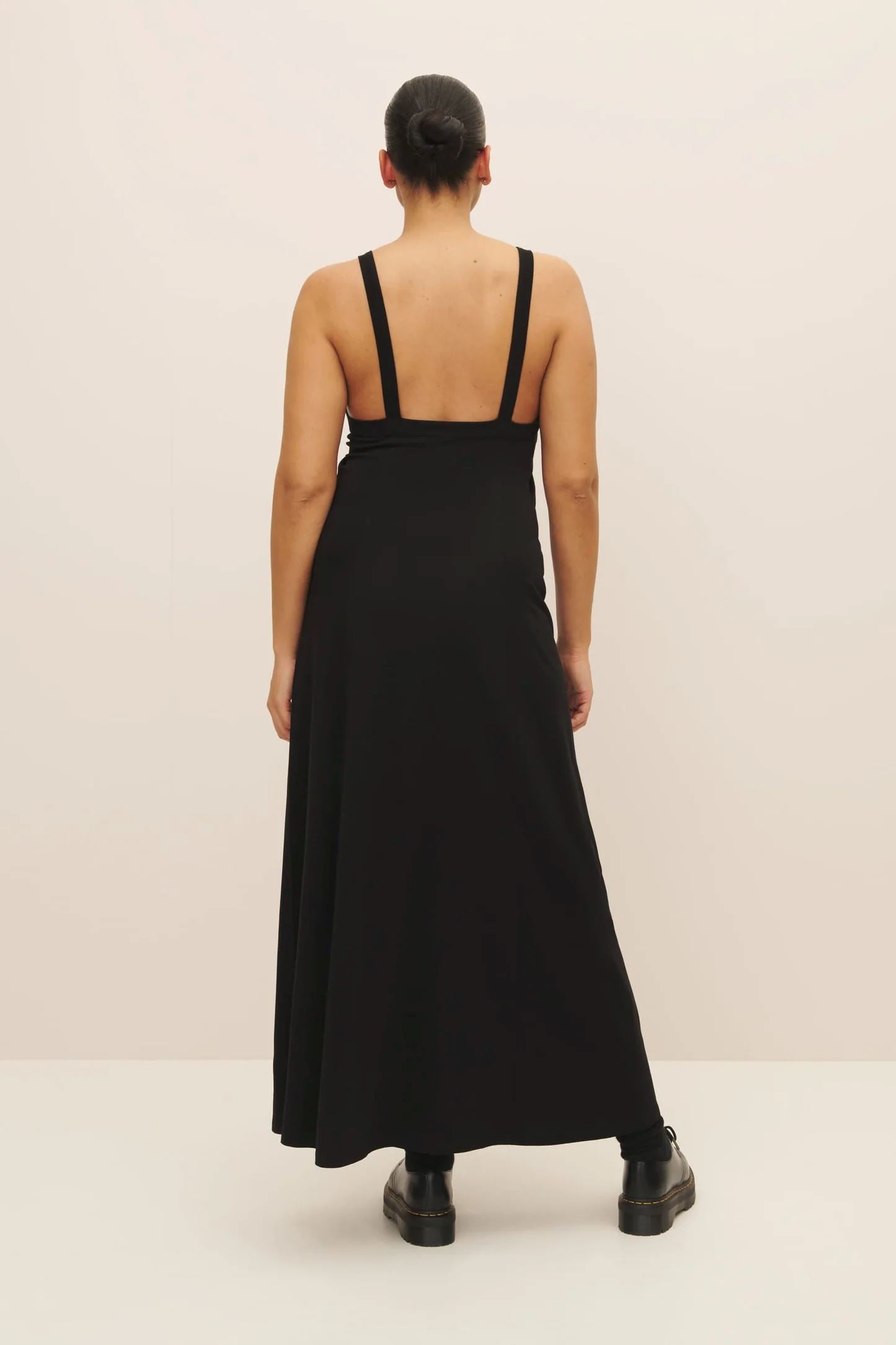 Kowtow Low Back Dress - Black Kowtow