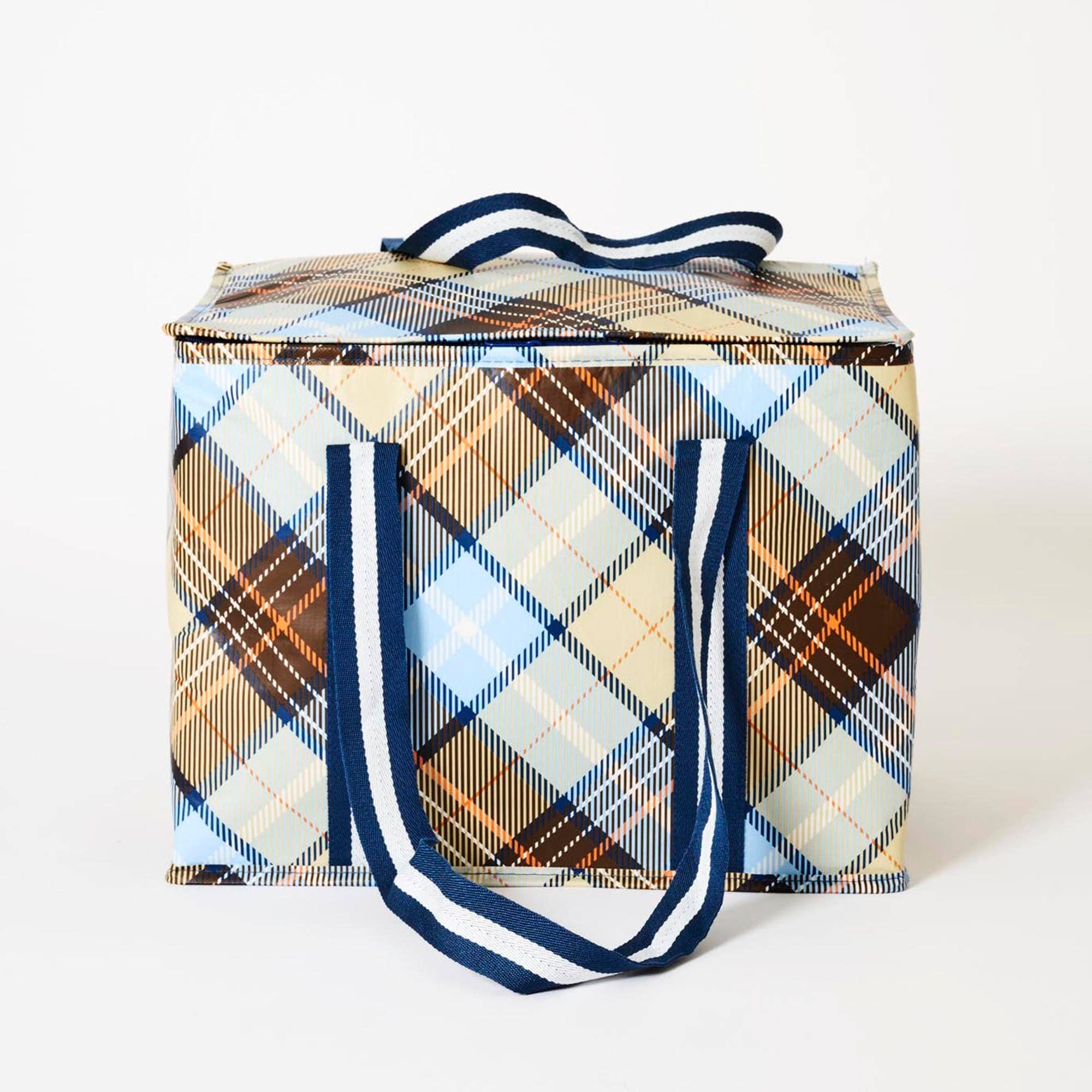 Large Insulated Tote – Country Plaid Cooler Bag Project Ten Pty Ltd 