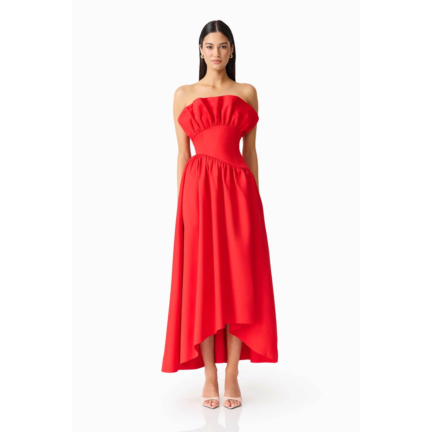 Elliatt Laurel Sleeveless Maxi Dress - Red