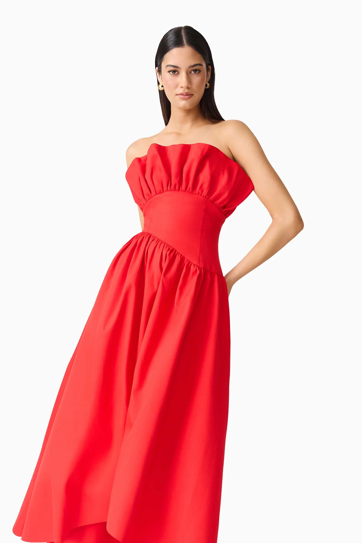 Elliatt Laurel Sleeveless Maxi Dress - Red