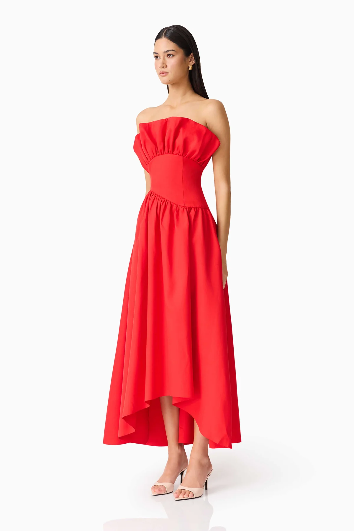Elliatt Laurel Sleeveless Maxi Dress - Red