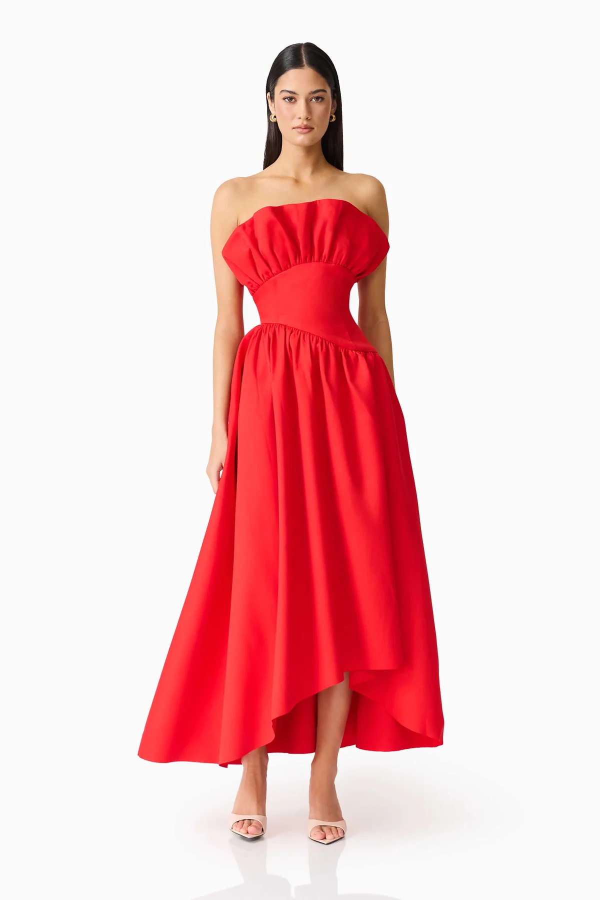 Elliatt Laurel Sleeveless Maxi Dress - Red