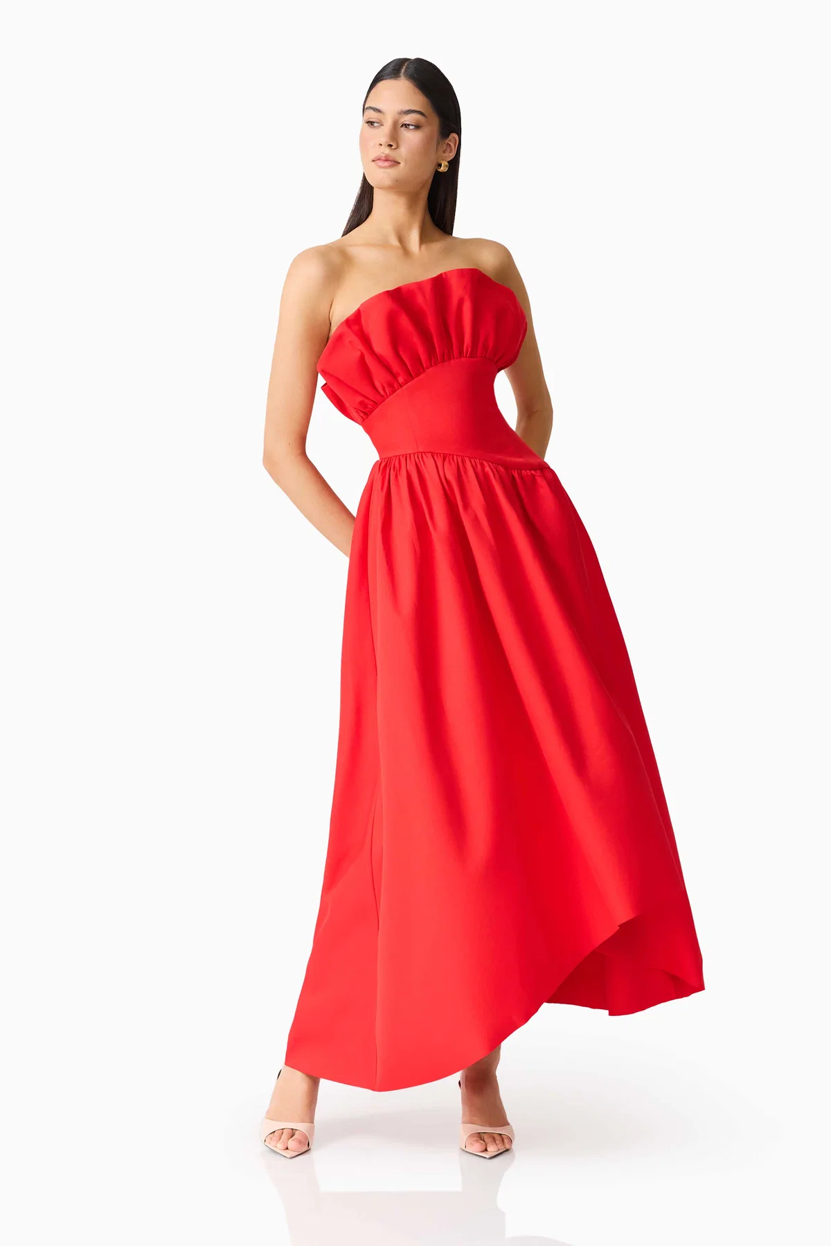 Elliatt Laurel Sleeveless Maxi Dress - Red