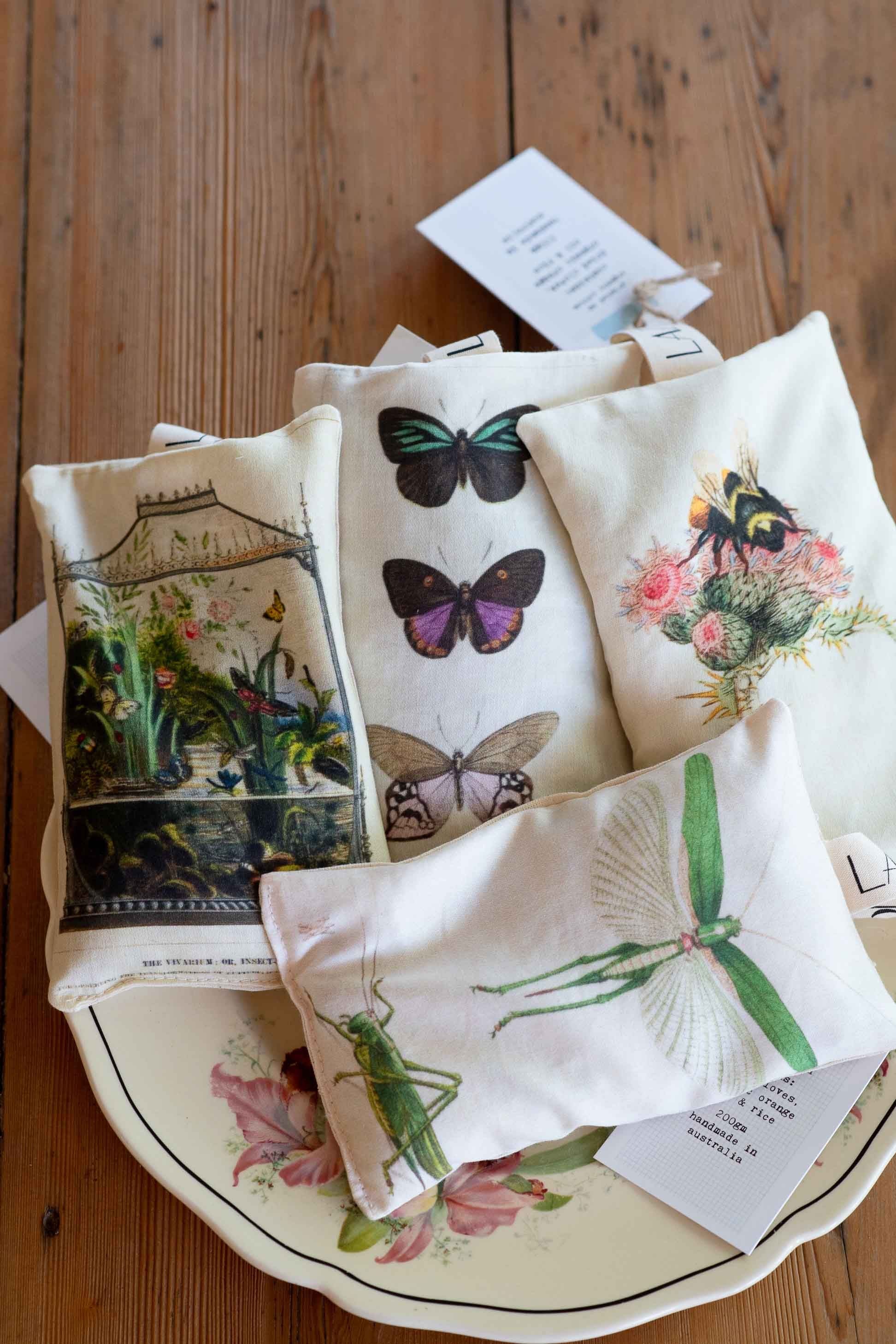 Lazy Bones Butterflies - Lavender Scented Sachet Scented Sachet Lazy Bones 