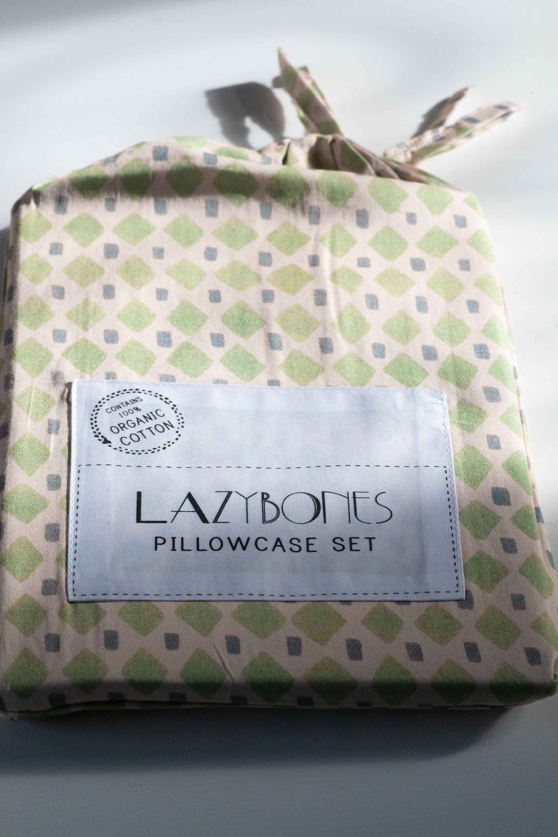 Lazy Bones Tranquil pillowcase set Lazy Bones