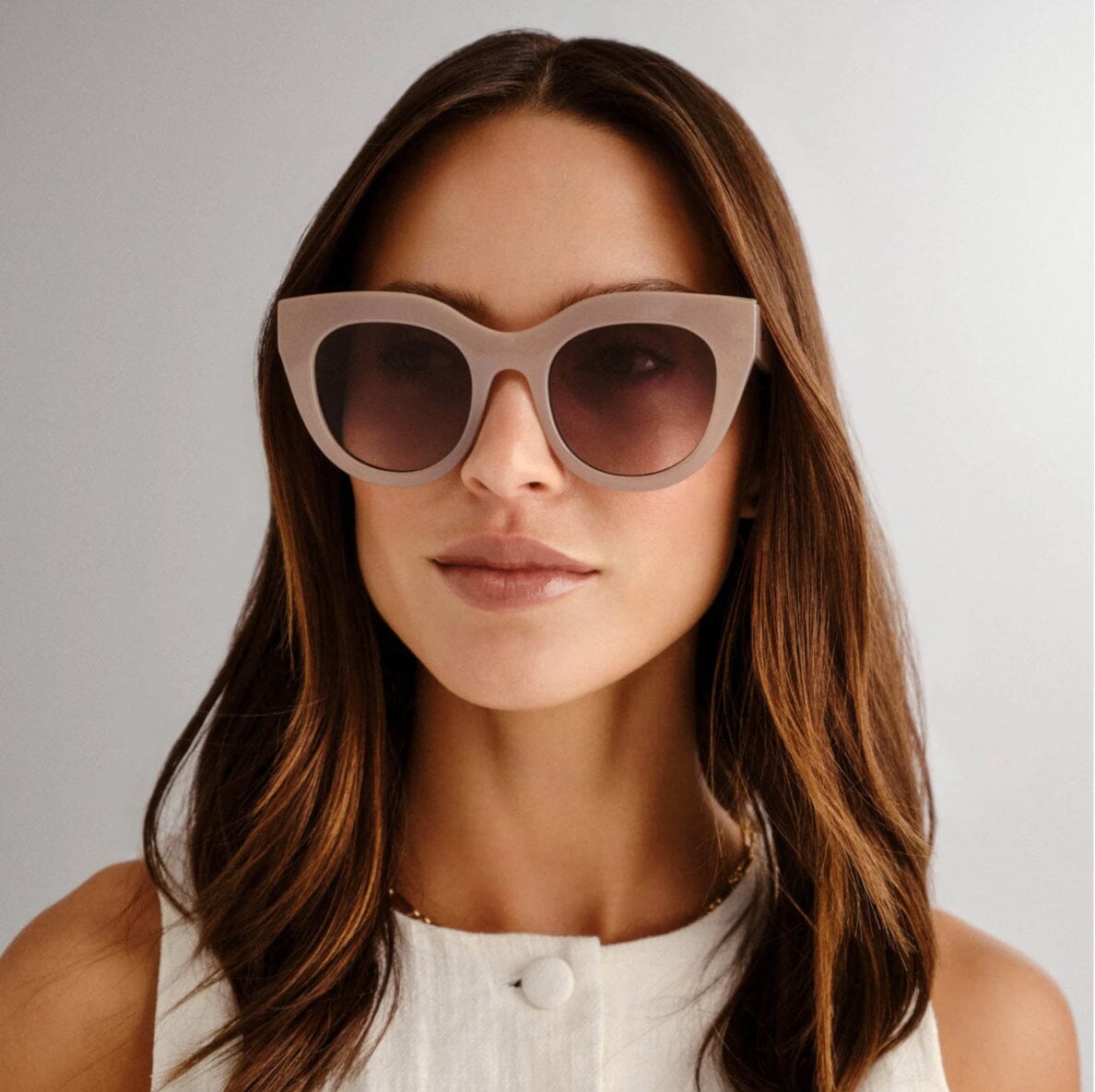 Le Specs Air Heart- Oatmeal Le Specs