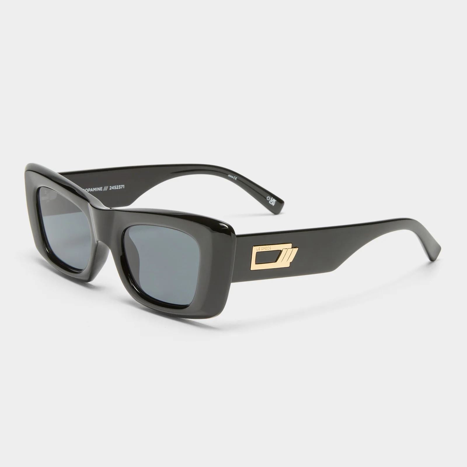 Le Specs Dopamine Unisex Sunglasses- Black Le Specs