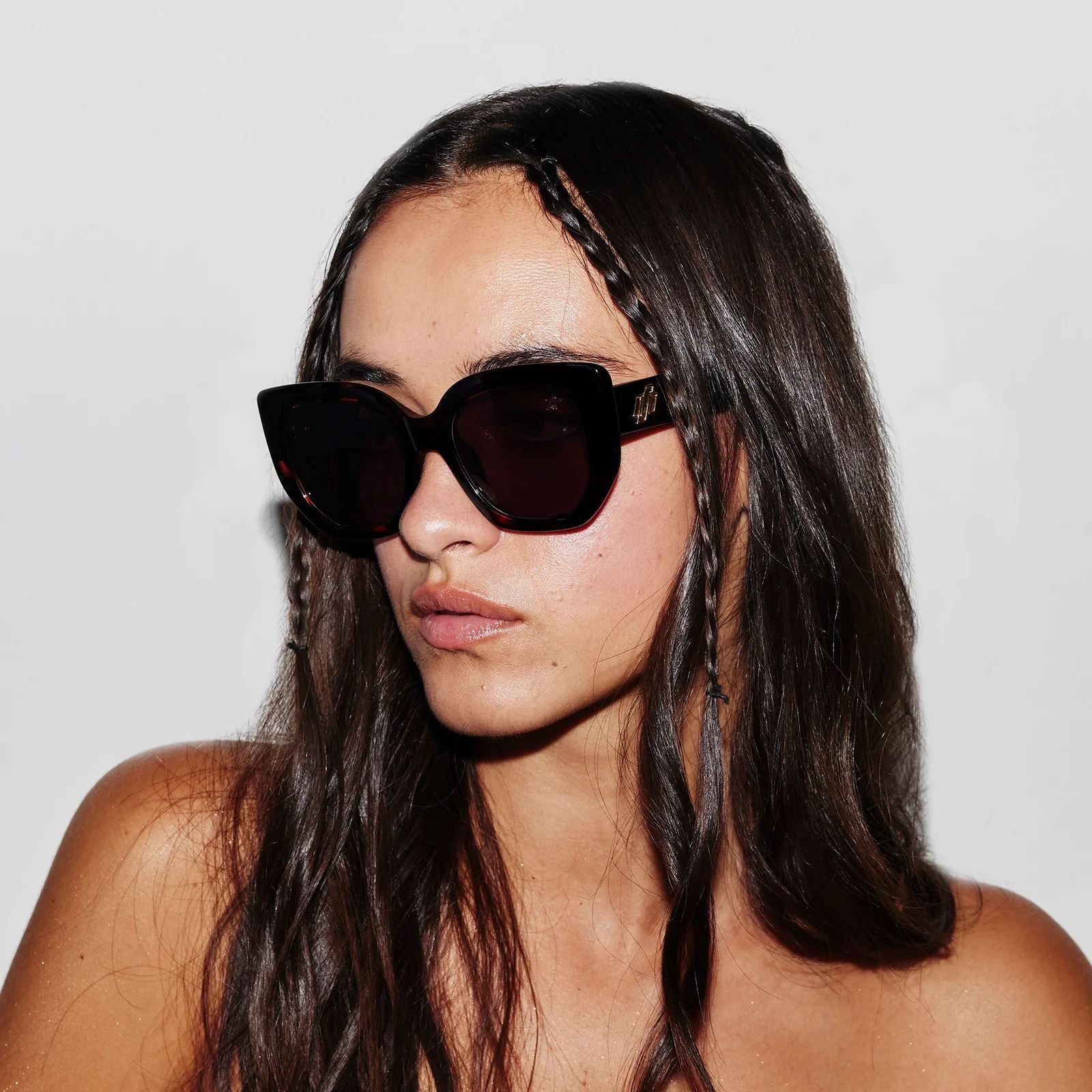 Le Specs Euphoria Sunglasses - Super Dark Tort Le Specs