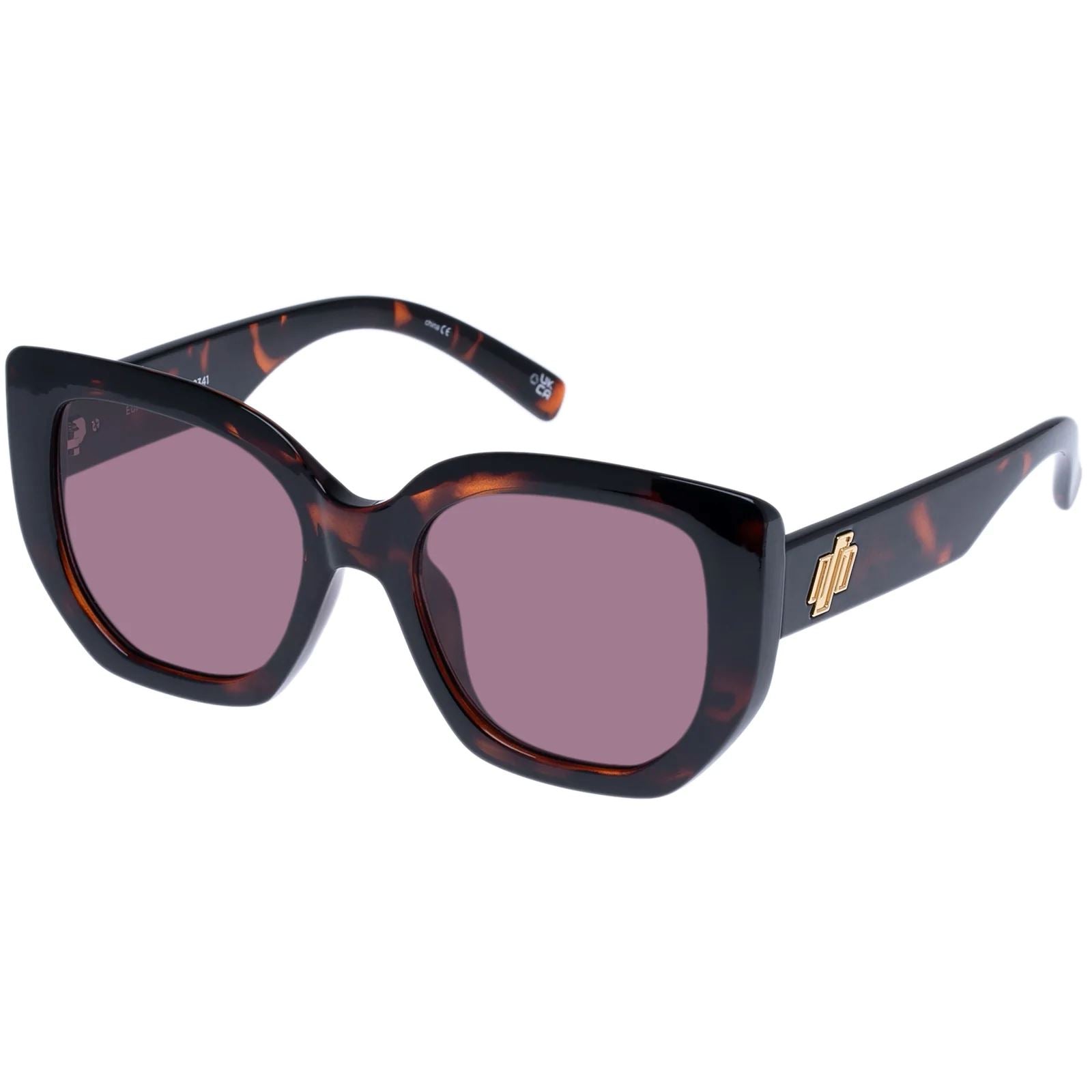 Le Specs Euphoria Sunglasses - Super Dark Tort Le Specs