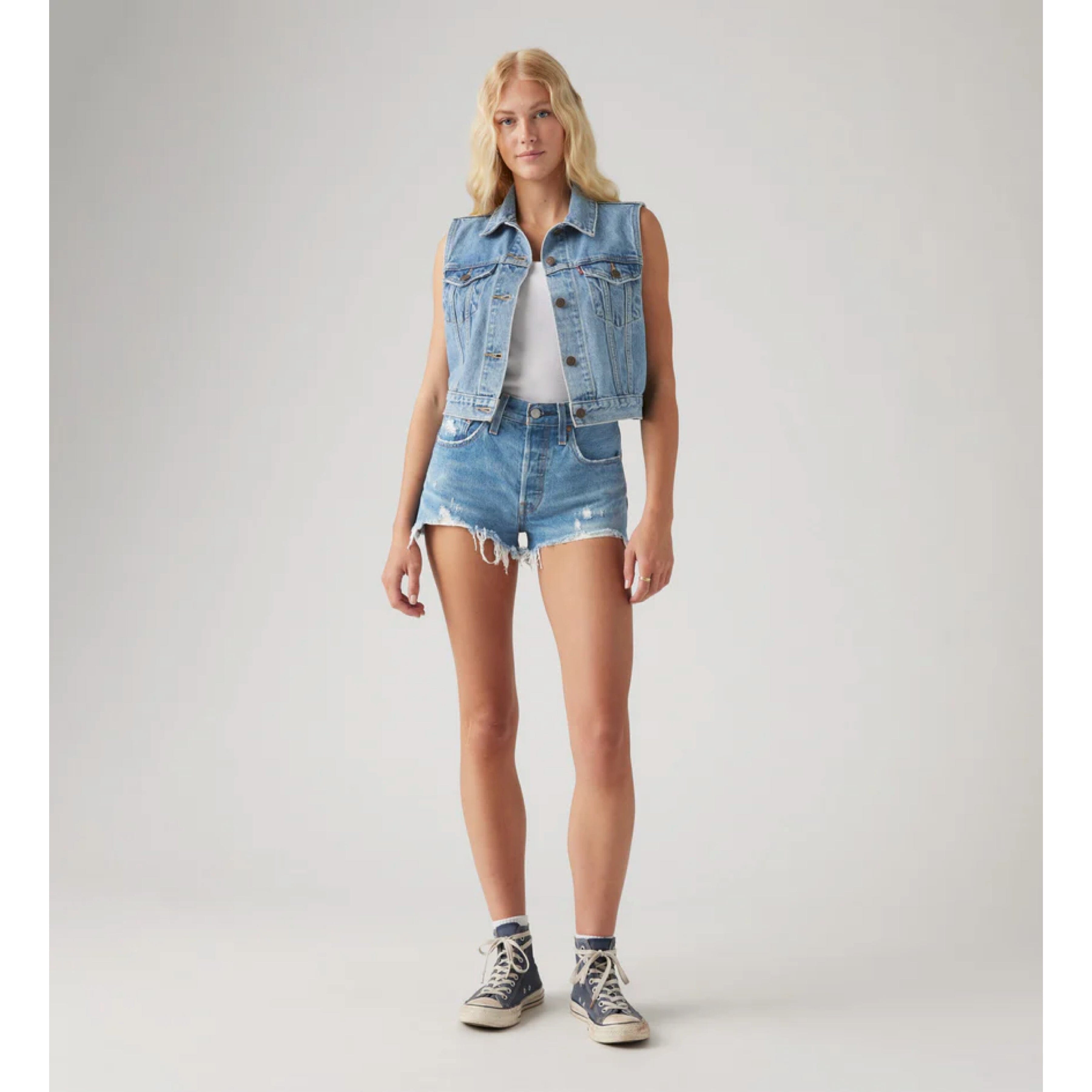 Levi's 501 Original High Rise Denim Short - Oxnard Athens Mid Short Levi's