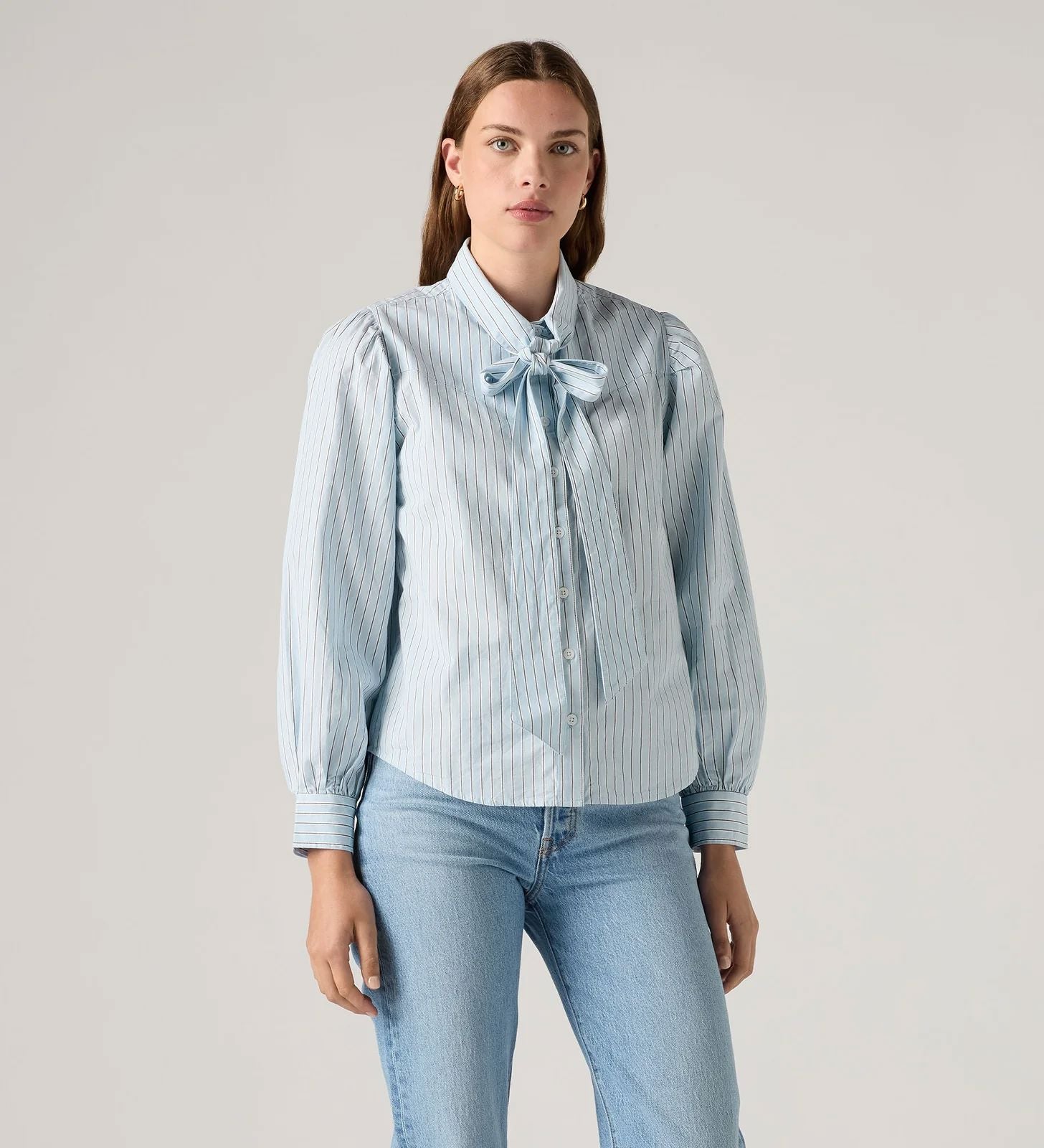 Levi's Judice Western Shirt - Sherman Stripe Angel Falls Levi's