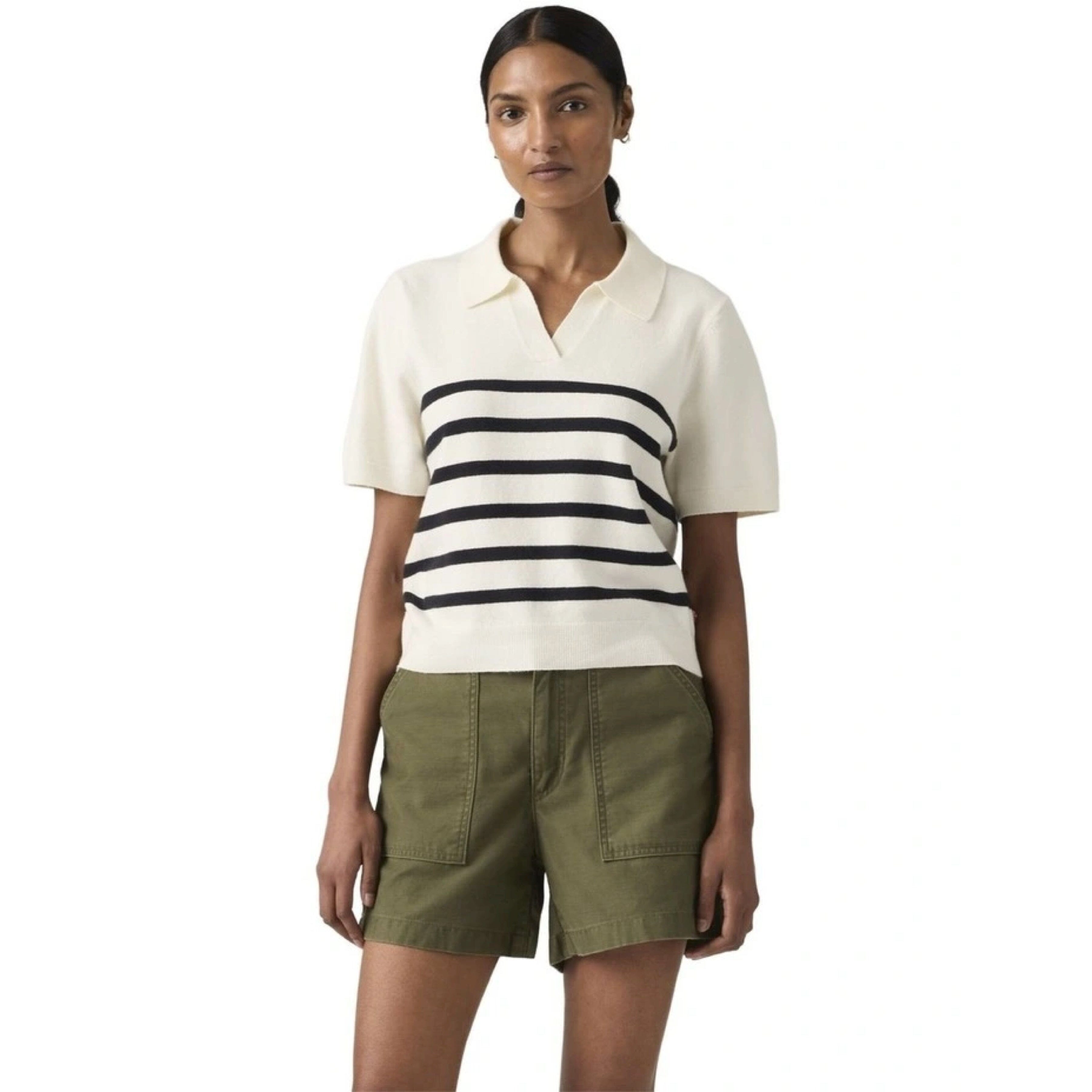 Levi's Super Soft Polo Sweater - Isabella Stripes Levi's