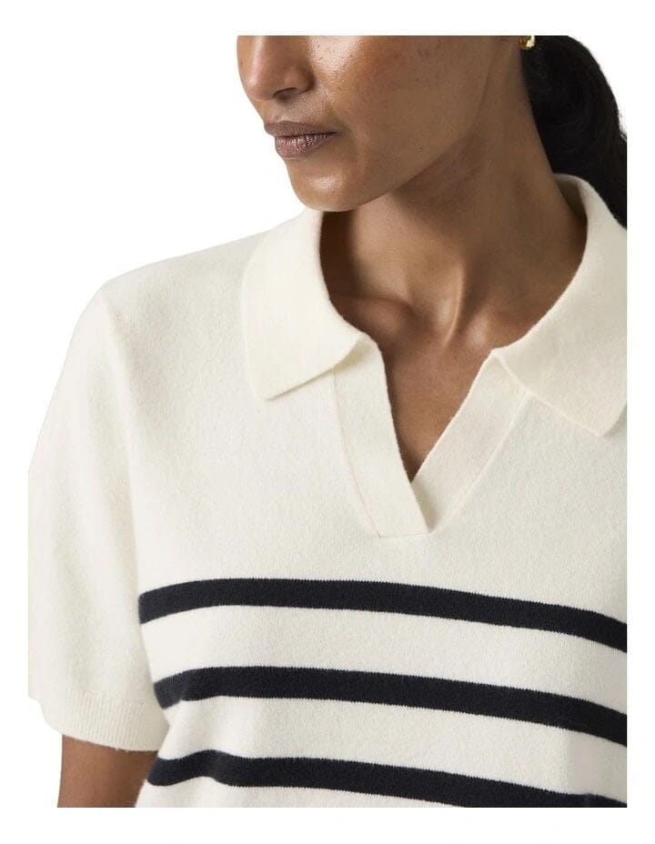 Levi's Super Soft Polo Sweater - Isabella Stripes Levi's