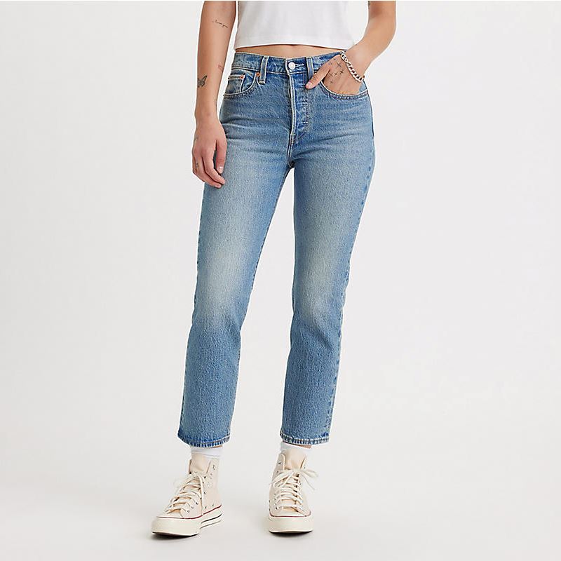 Levi's Wedgie Straight Jeans - Calling All Blues Levi's