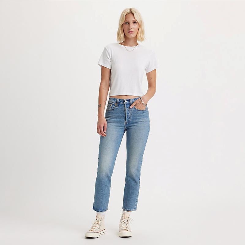 Levi's Wedgie Straight Jeans - Calling All Blues Levi's