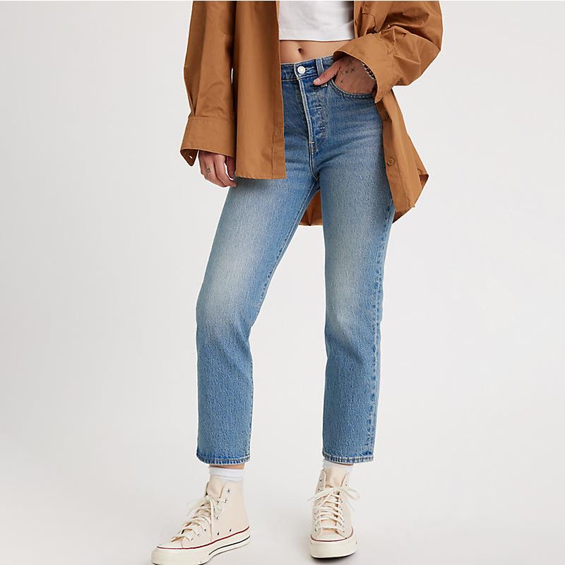 Levi's Wedgie Straight Jeans - Calling All Blues Levi's