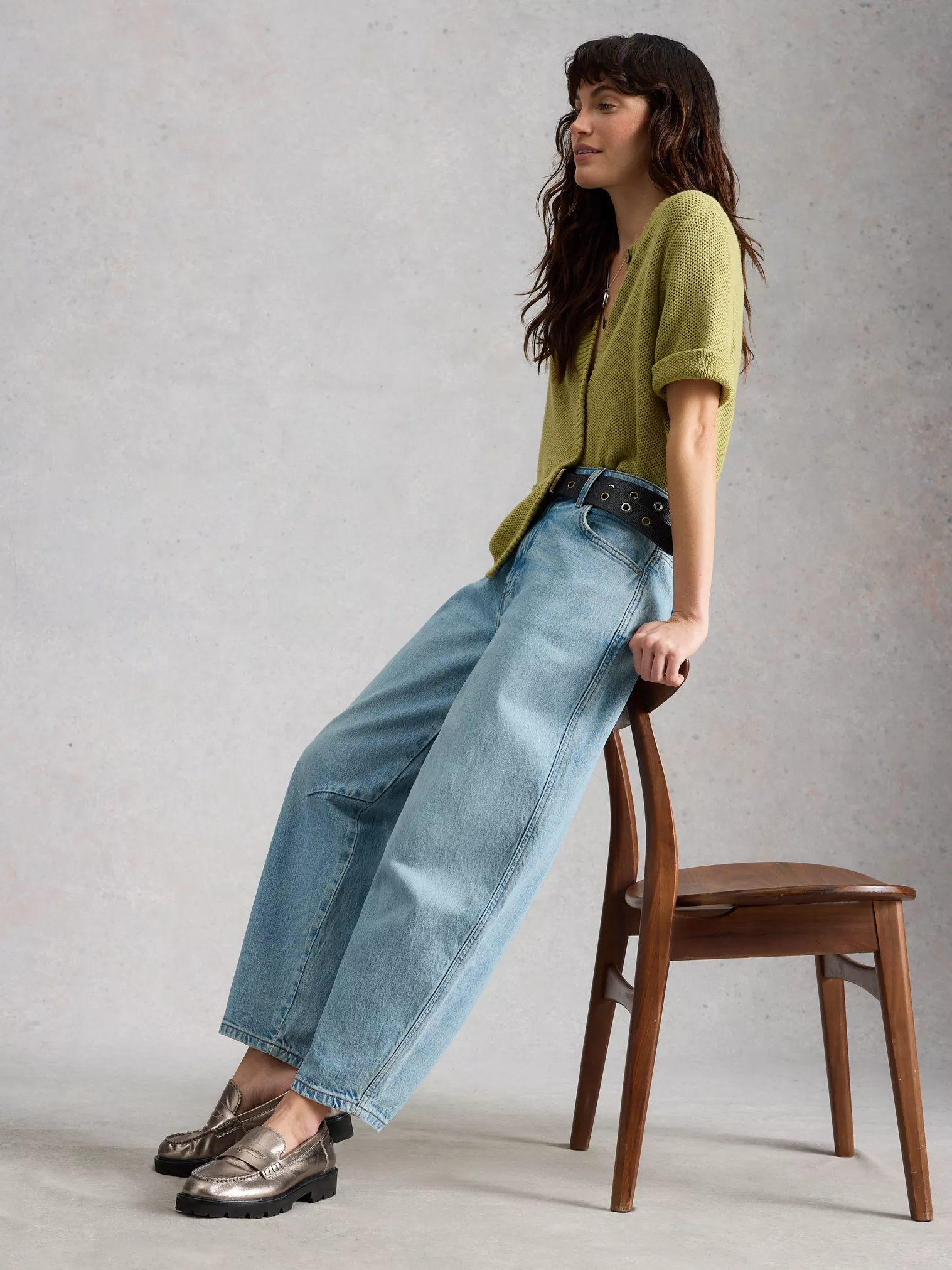 White Stuff Aubrey Barrel Leg Jean - Light Denim White Stuff