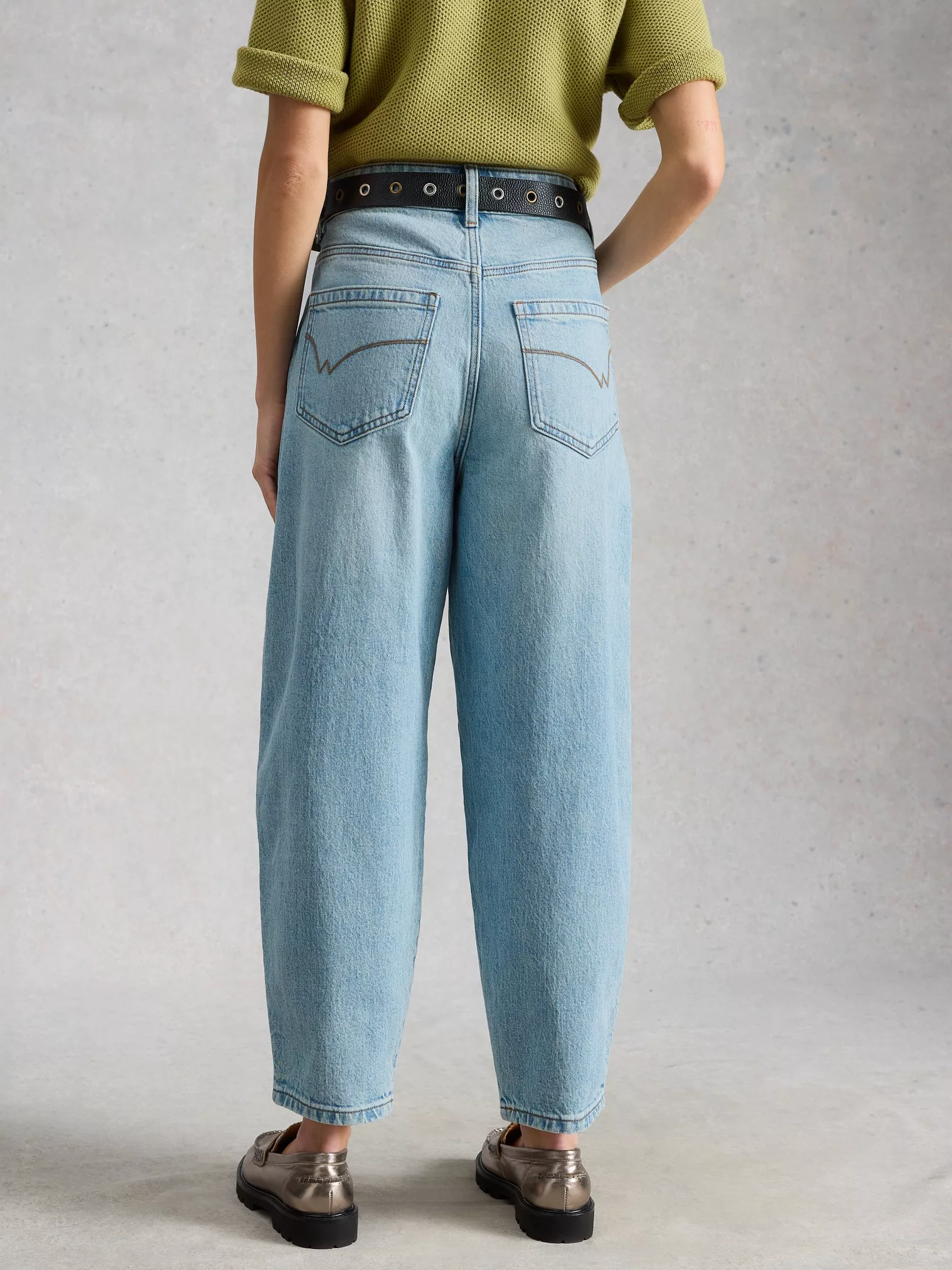 White Stuff Aubrey Barrel Leg Jean - Light Denim White Stuff
