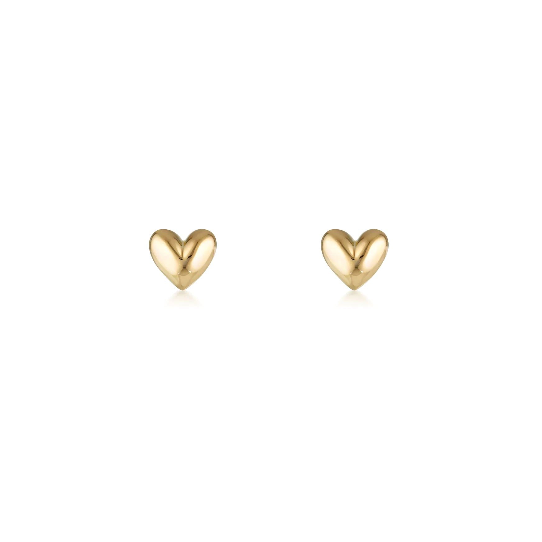 Linda Tahija Amore Stud Earrings - Gold Linda Tahija