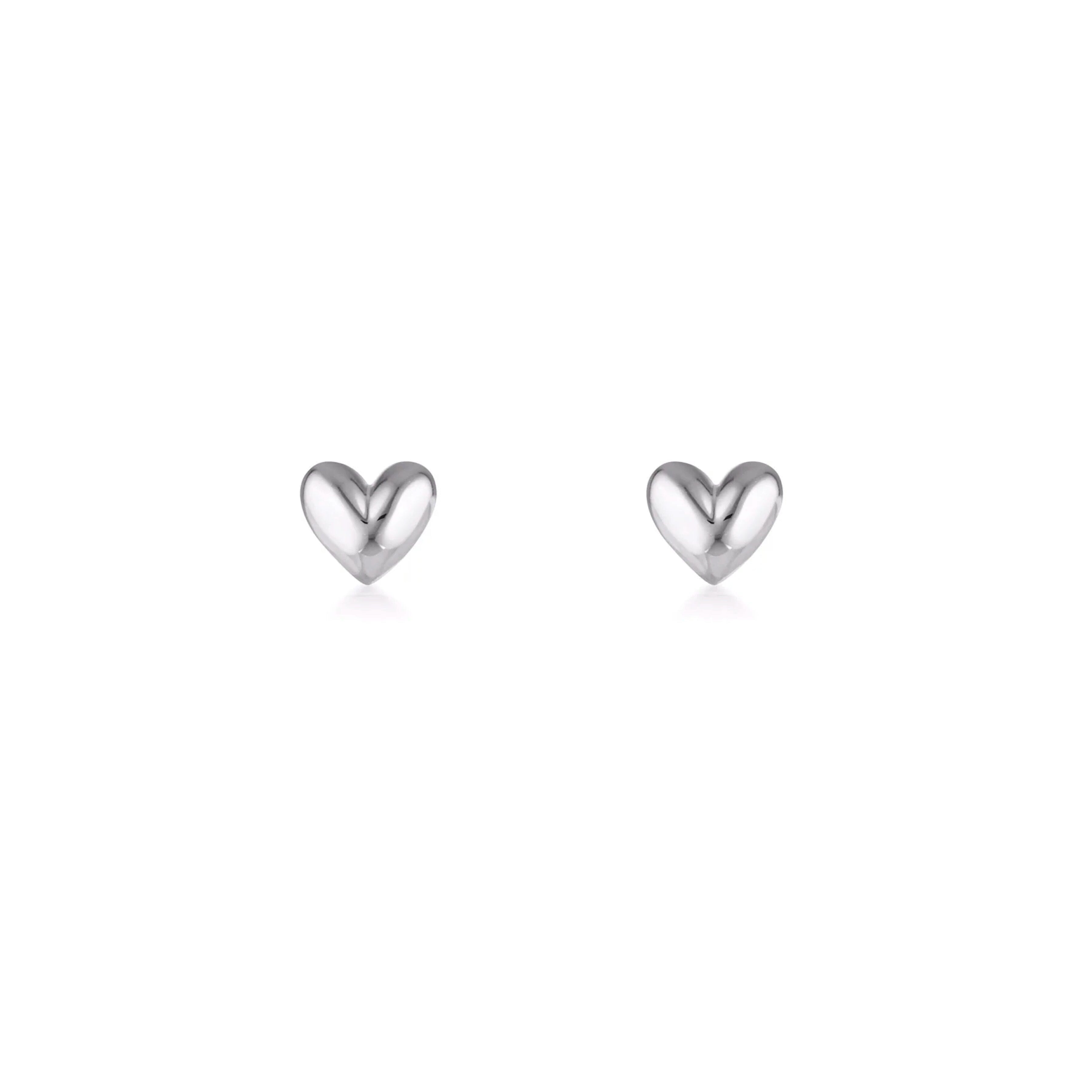 Linda Amore Stud Earrings - Silver Stud Earrings Linda Tahija 