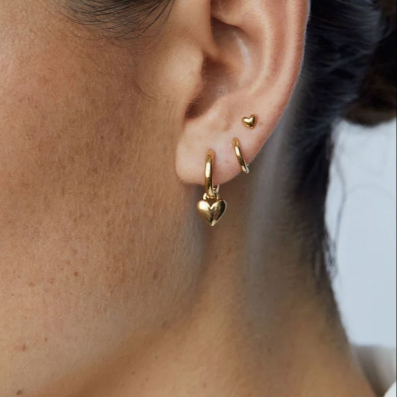 Linda Tahija Amore Stud Earrings - Sterling Silver Linda Tahija