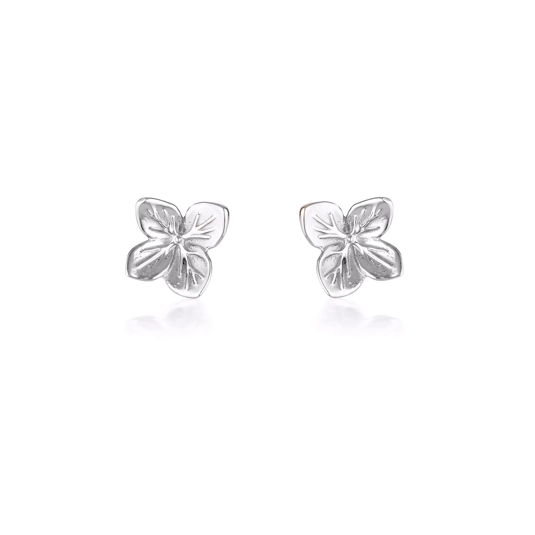 Linda Tahija Hydrangea Stud Earring - Sterling Silver Linda Tahija