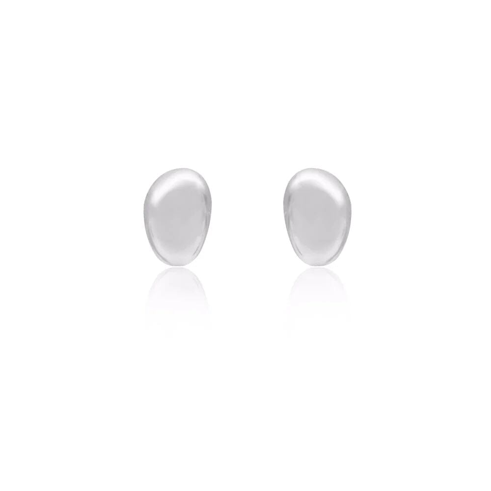 Linda Tahija Lou Stud Earrings - Sterling Silver Stud Earrings Linda Tahija 
