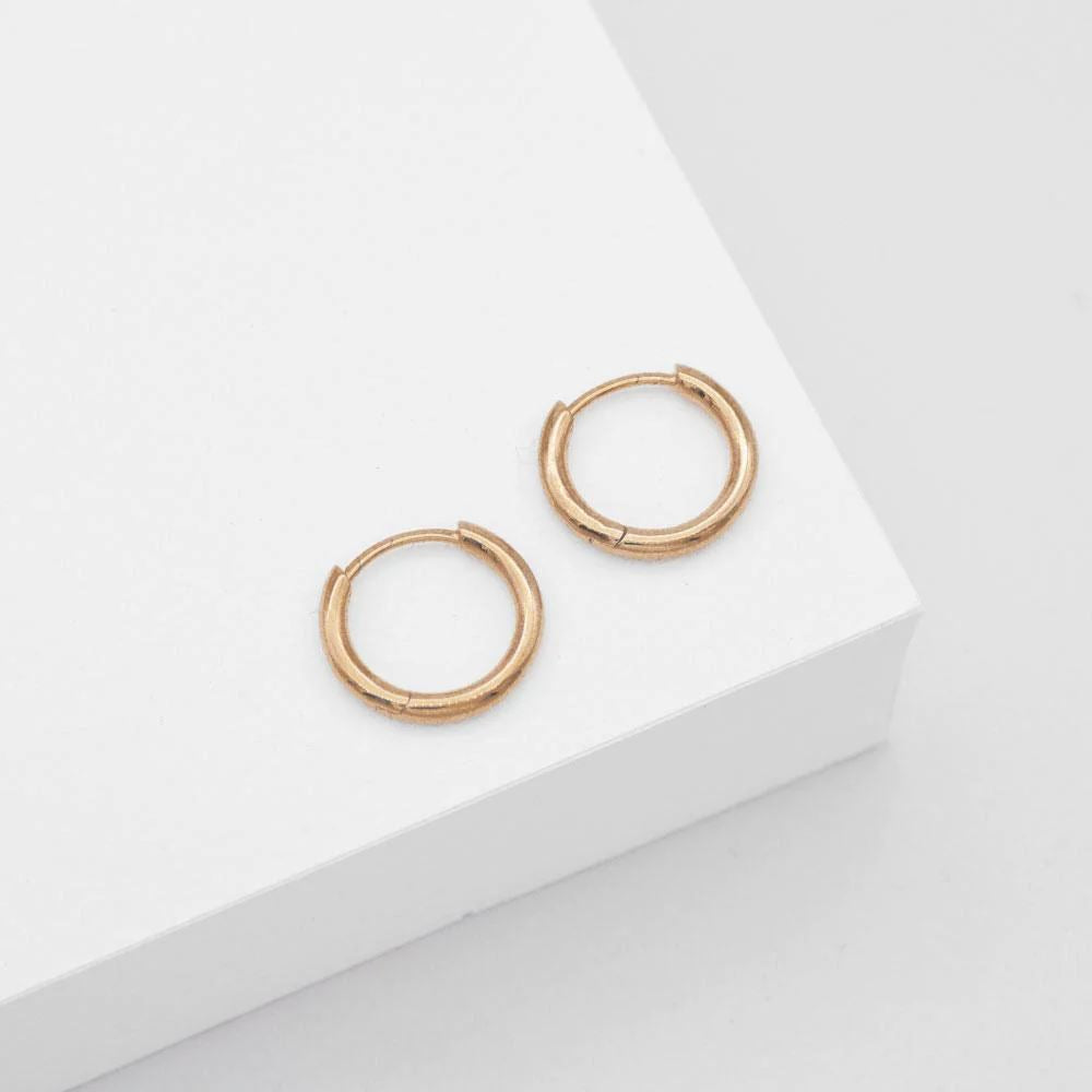 Linda Tahija Max Huggie Earrings - Rose Gold Linda Tahija