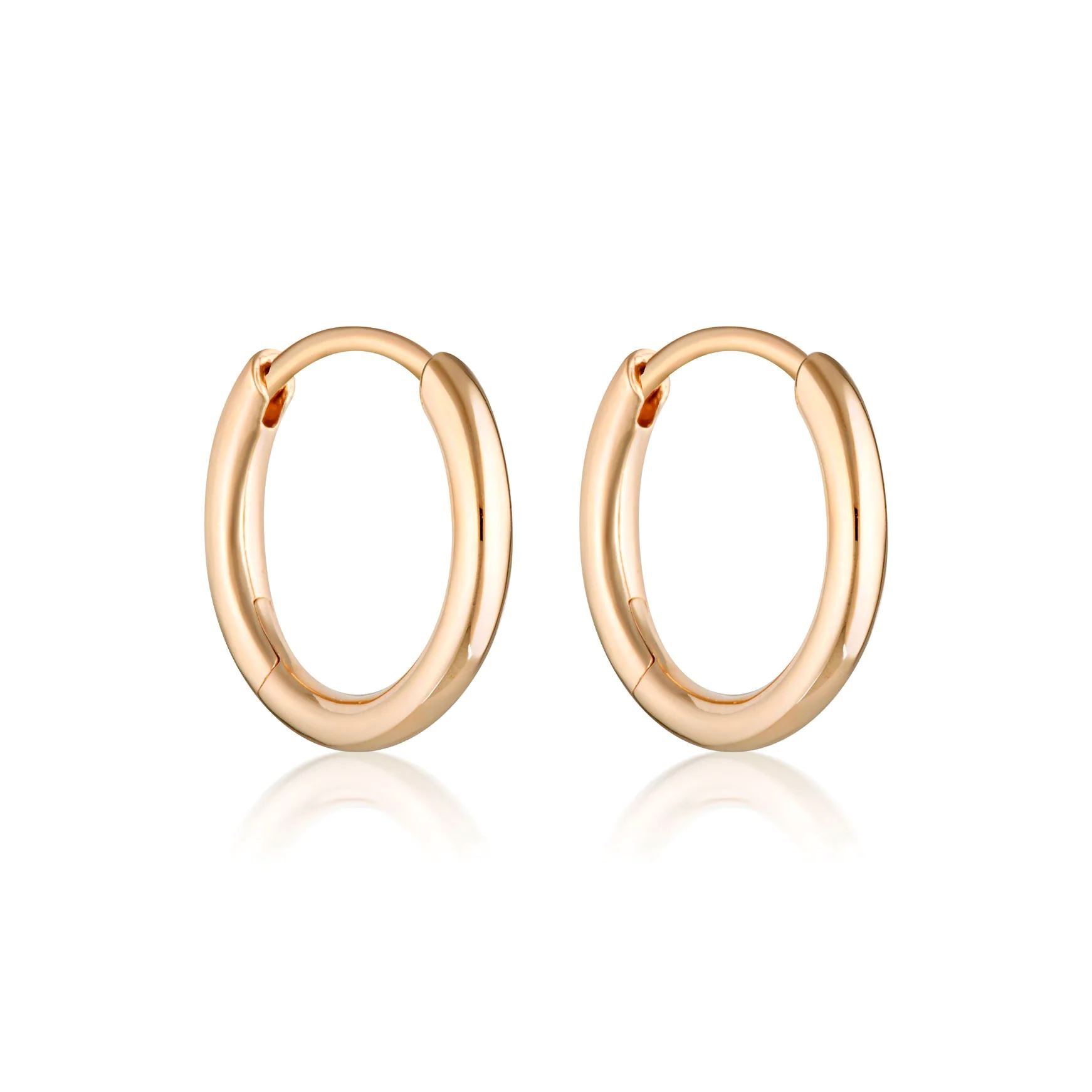 Linda Tahija Max Huggie Earrings - Rose Gold Linda Tahija