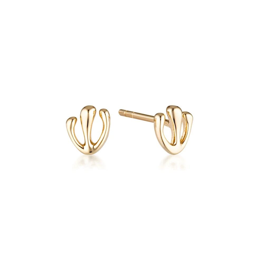 Linda Tahija Nectar Stud Earrings - Gold Linda Tahija