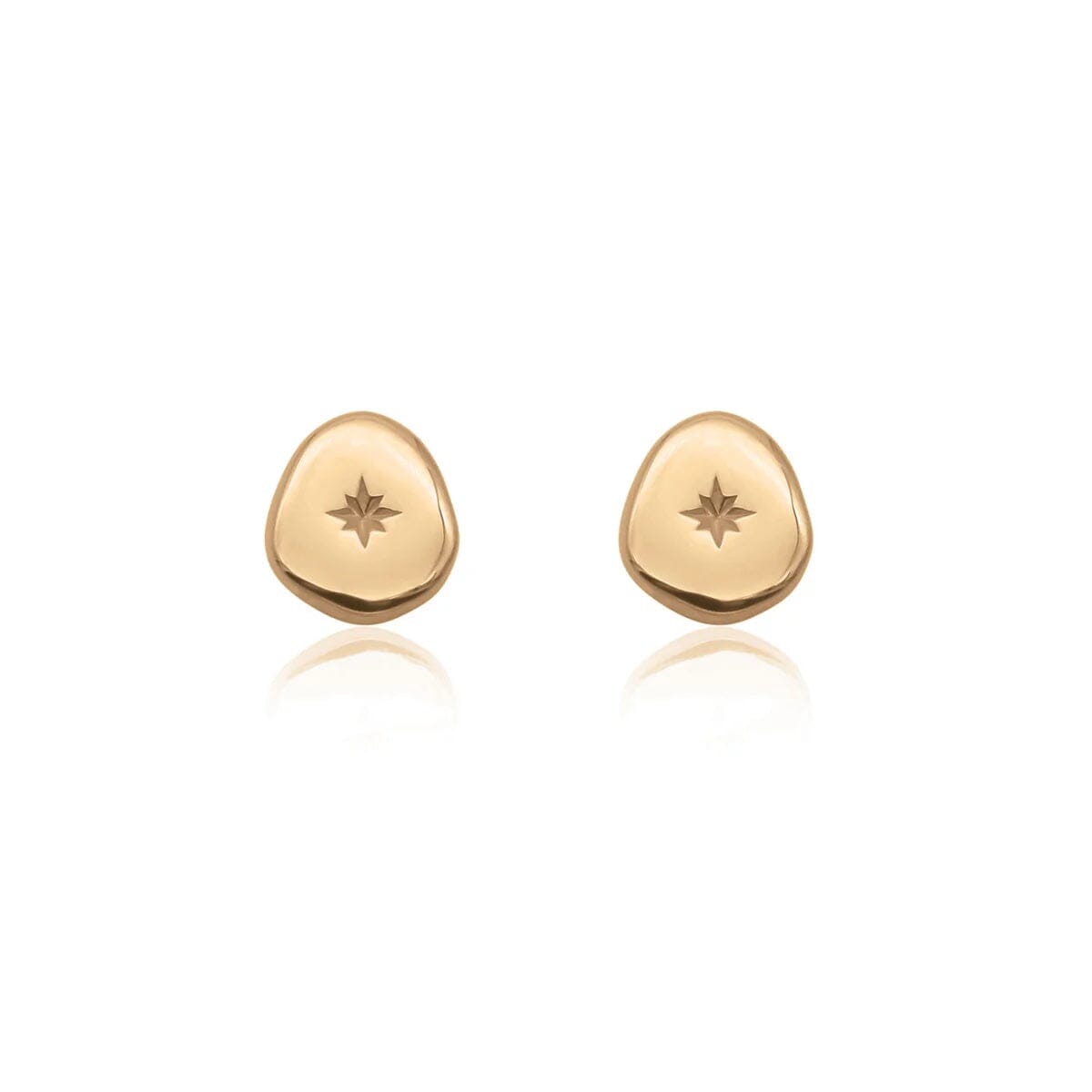 Linda Tahija Vega Stud Earrings - Rose Gold Linda Tahija
