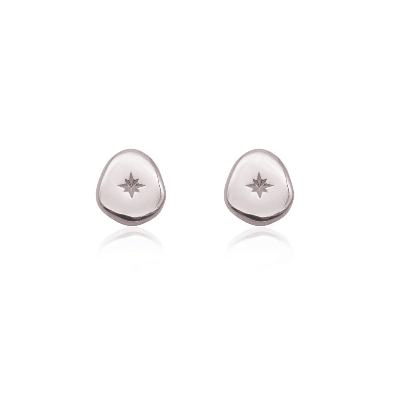 Linda Tahija Vega Stud Earrings - Silver Linda Tahija