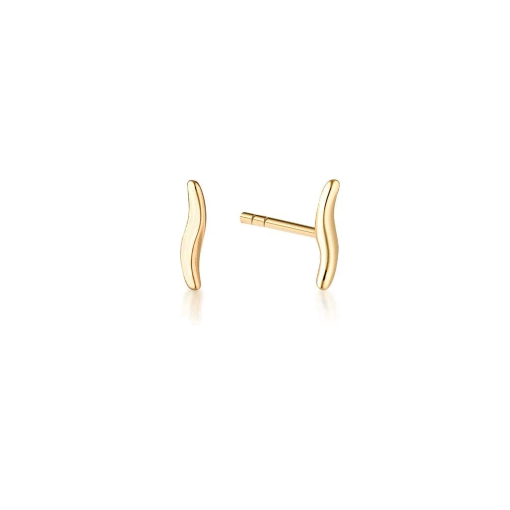 Linda Tahija Whisp Stud Earrings - Gold Linda Tahija