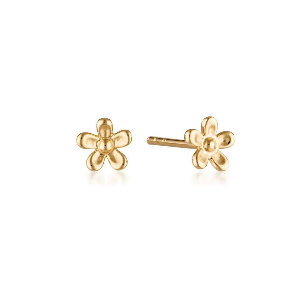 Linda Tahija Wildflower Stud Earrings - 18k Gold Vermeil Stud Earrings Linda Tahija 