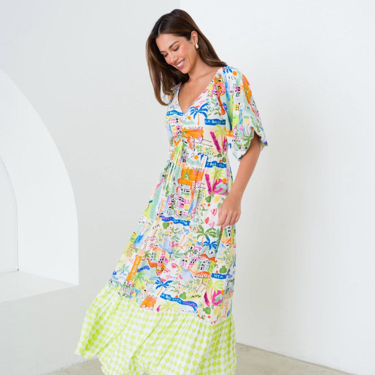 LOL Midi Dress - La Dolce Vita Eclectic House