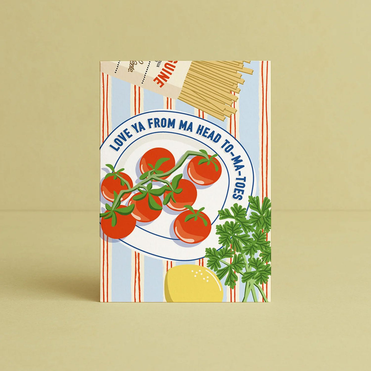 'Love Ya From Ma Head To-Ma-Toes' Greeting Card Daymaker Stationery 