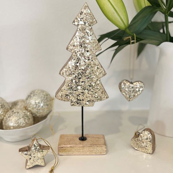 Lucia Tree on Base - Champ Christmas Decoration Mediterranean Markets 